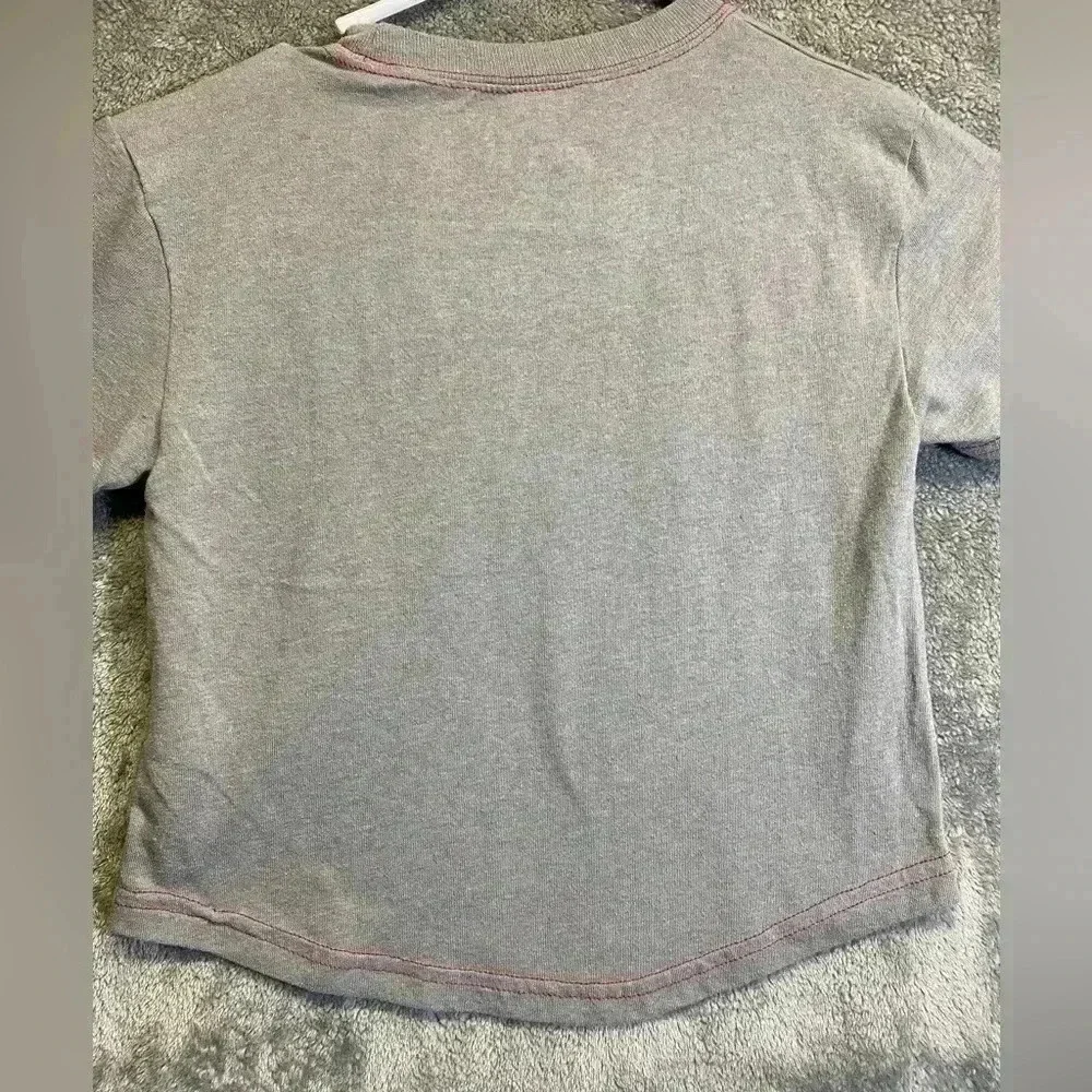 Disney Junior‎ Unisex Gray with Black Mickey Mouse print Tshirt Size 4T